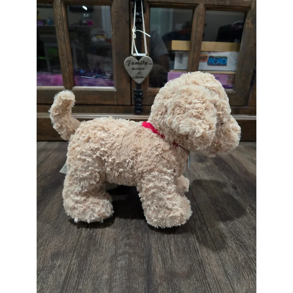 Build-A-Bear Promise Pets Goldendoodle Plush Tan Curly Hair Dog Stuffed Animal